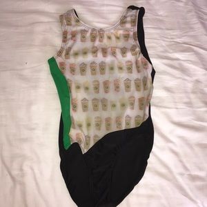 Super cute Starbucks Gymnastics Leotard